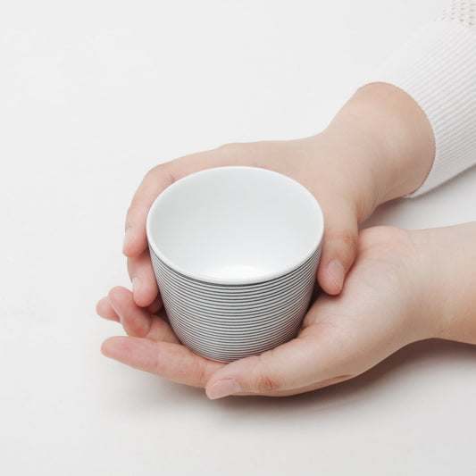 有田焼 外黒呉須象嵌そば猪口(大)内白 220ml