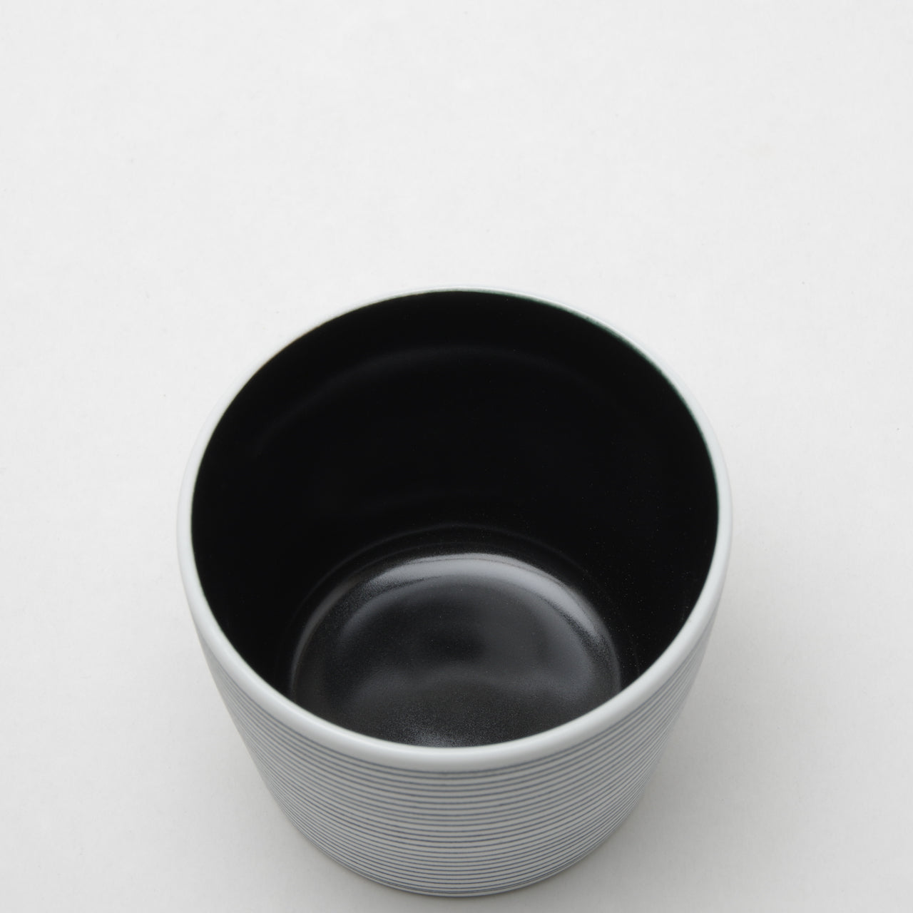 有田焼 外黒呉須象嵌そば猪口(大)内黒 220ml