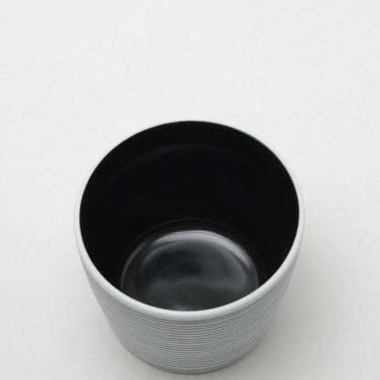 有田焼 外黒呉須象嵌そば猪口(大)内黒 220ml