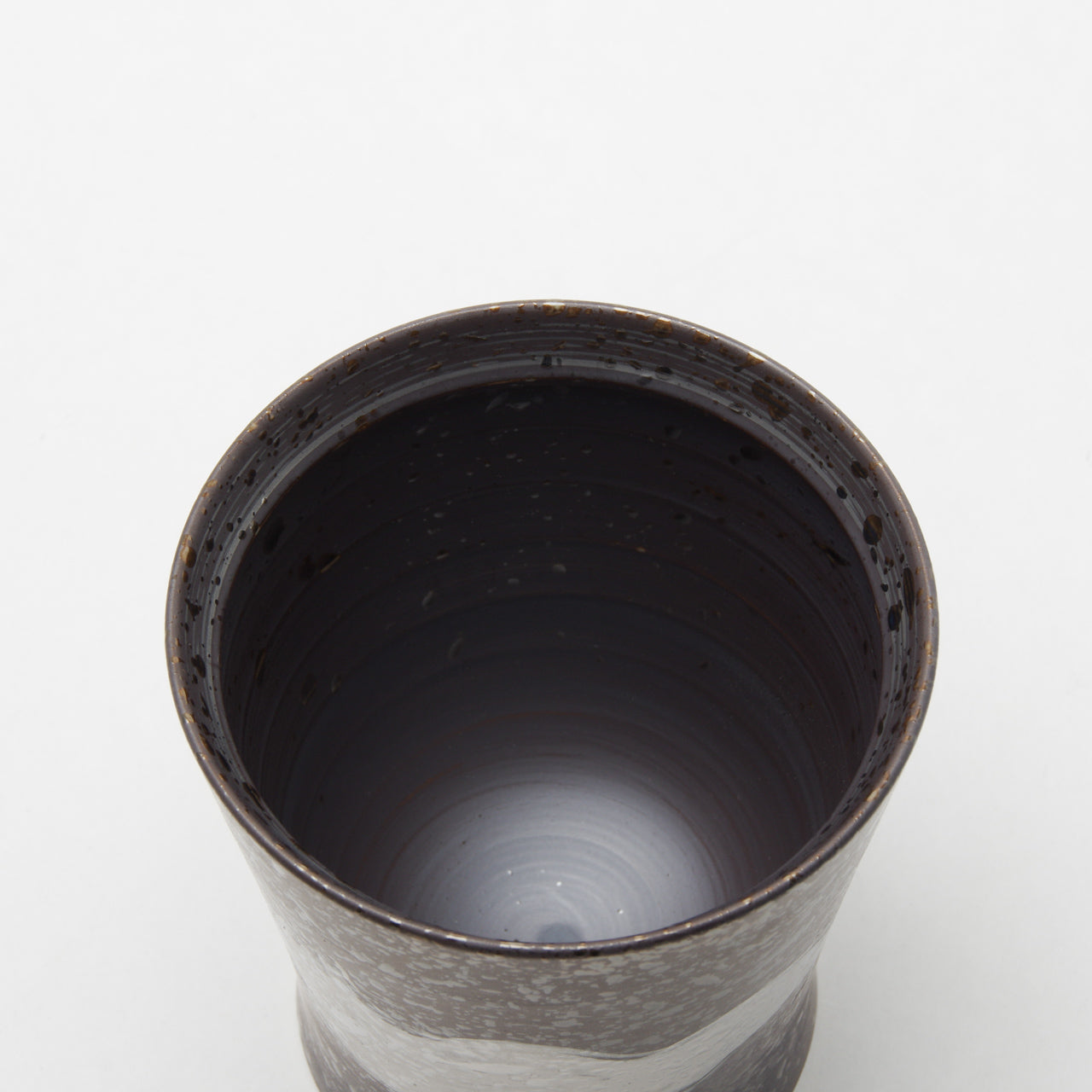 波佐見焼 ワビカップ スリム 銀刷毛 フリーカップ 300ml