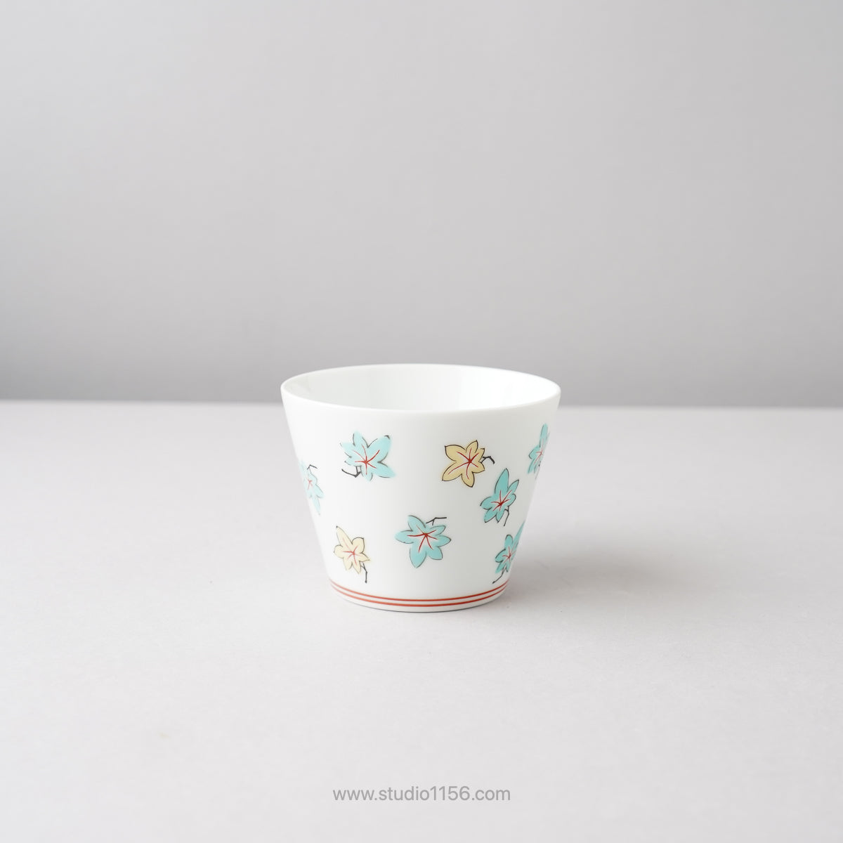 波佐見焼 BARBAR 蕎麦猪口大辞典 色絵 そばちょこ 8cm/170ml